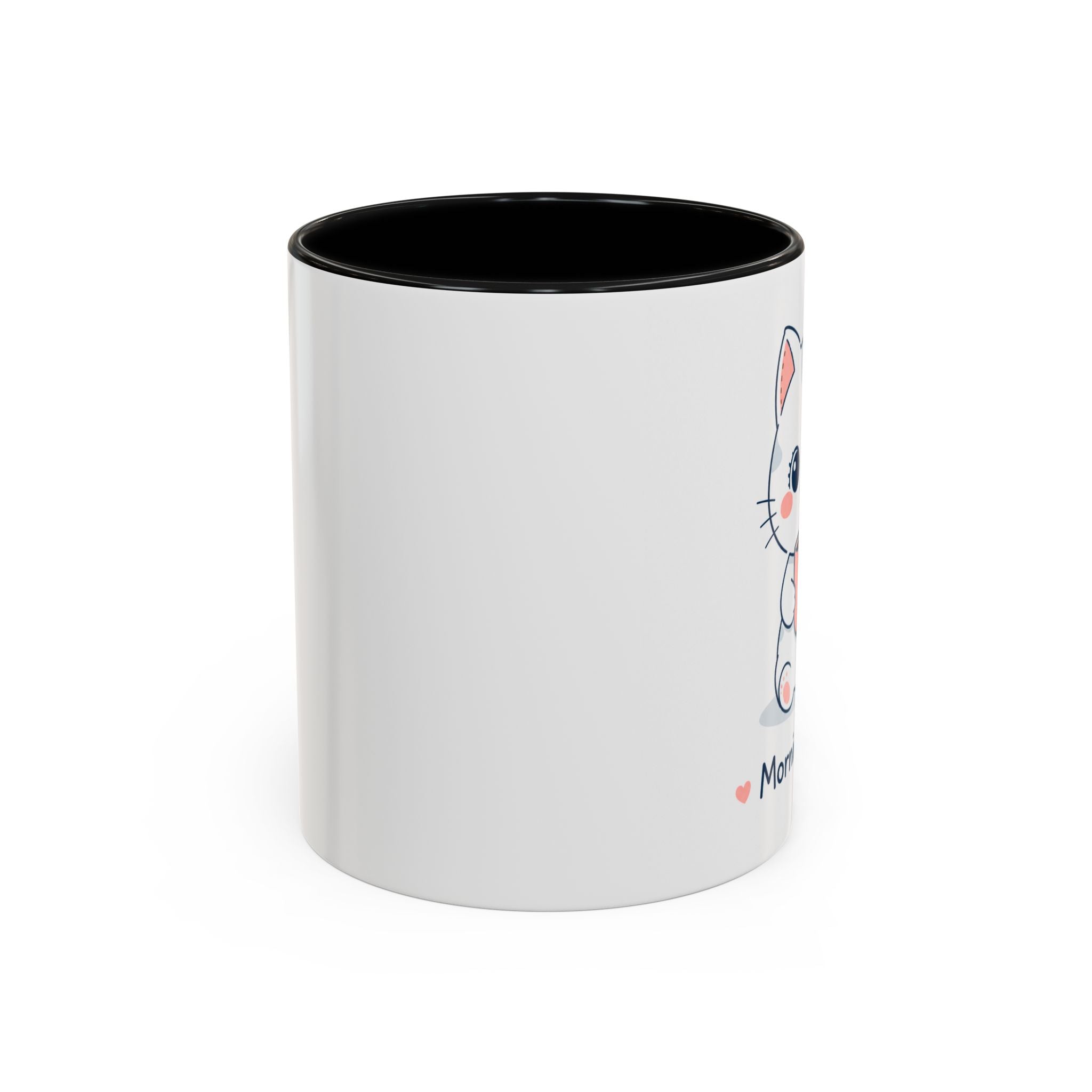 'Morning Coffee' Cat Mug | Cute Pastel Coffee Mug | Cozy Coffee Cup