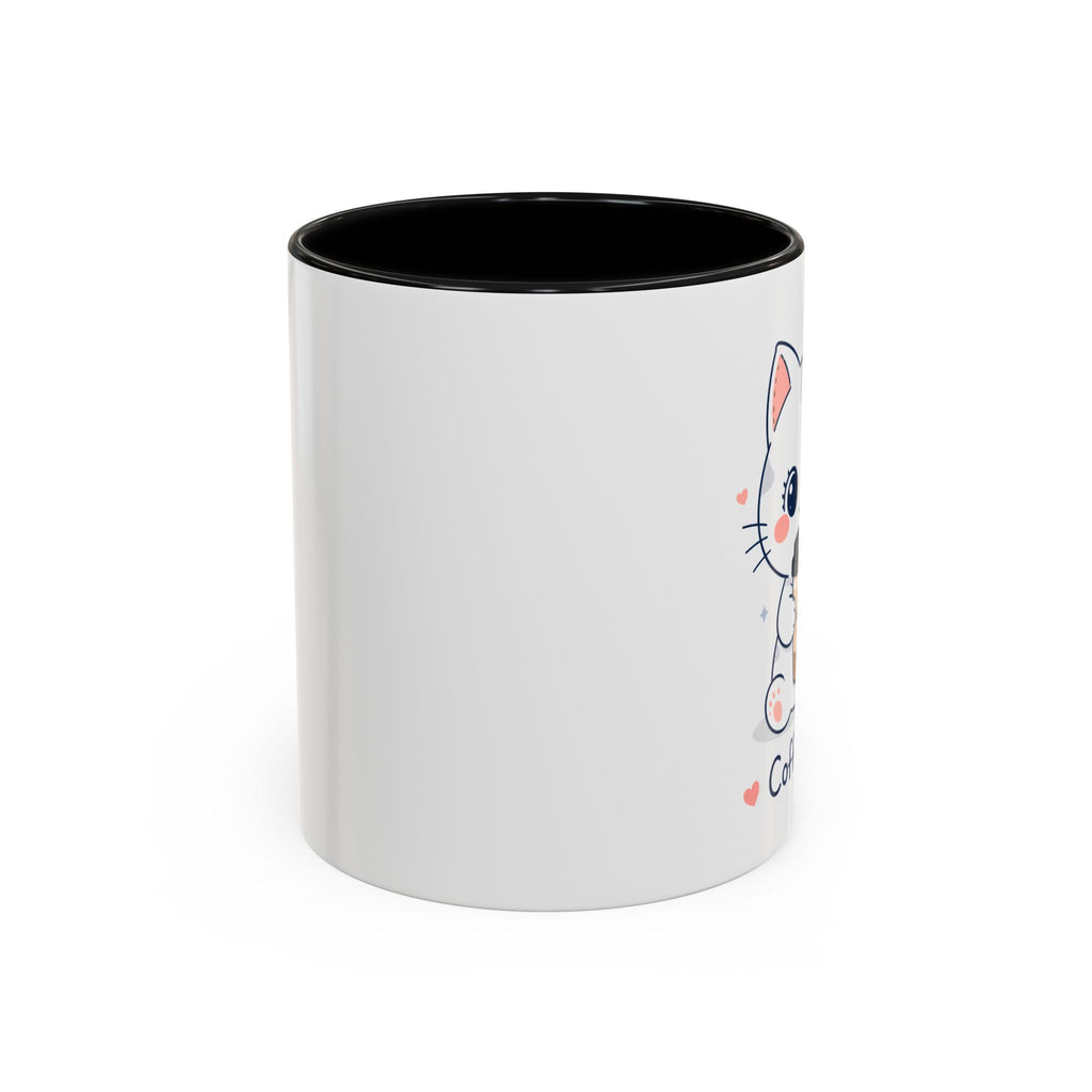 'Coffee to go' Cat Mug | Cute Kawaii Cat Coffee Cup |  Pastel Cat Mug
