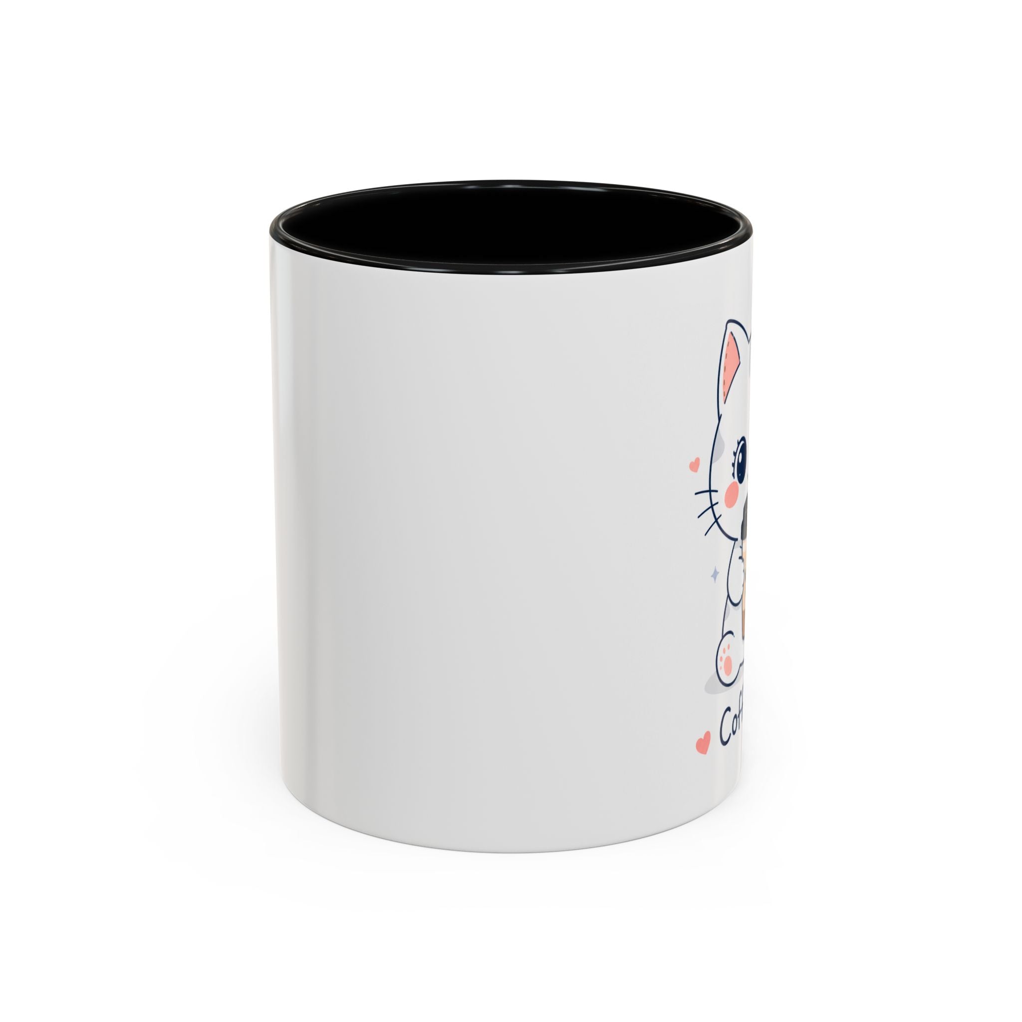 'Coffee to go' Cat Mug | Cute Kawaii Cat Coffee Cup |  Pastel Cat Mug