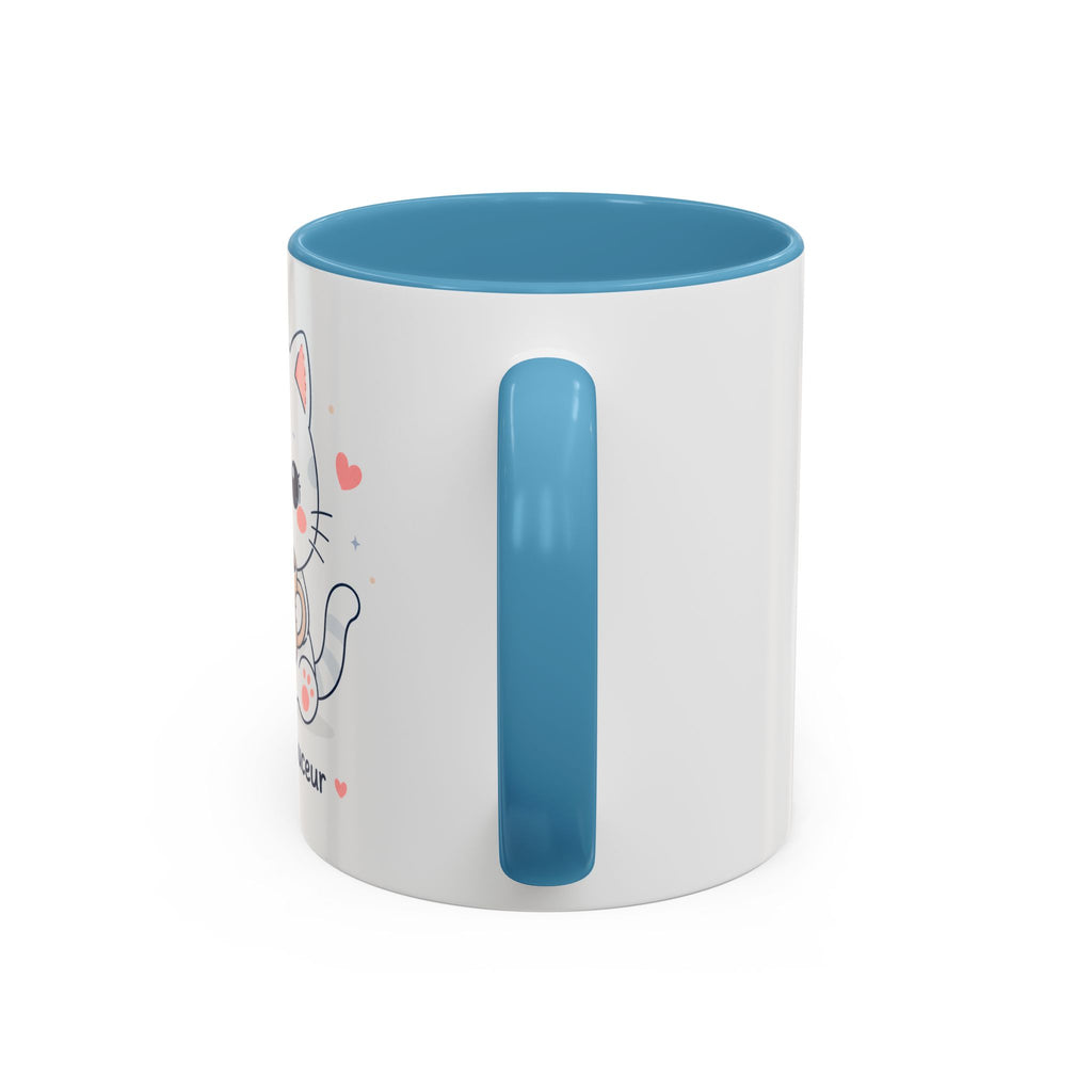 'Pause Douceur' Cat Mug | Cute Kawaii Cat Coffee Cup