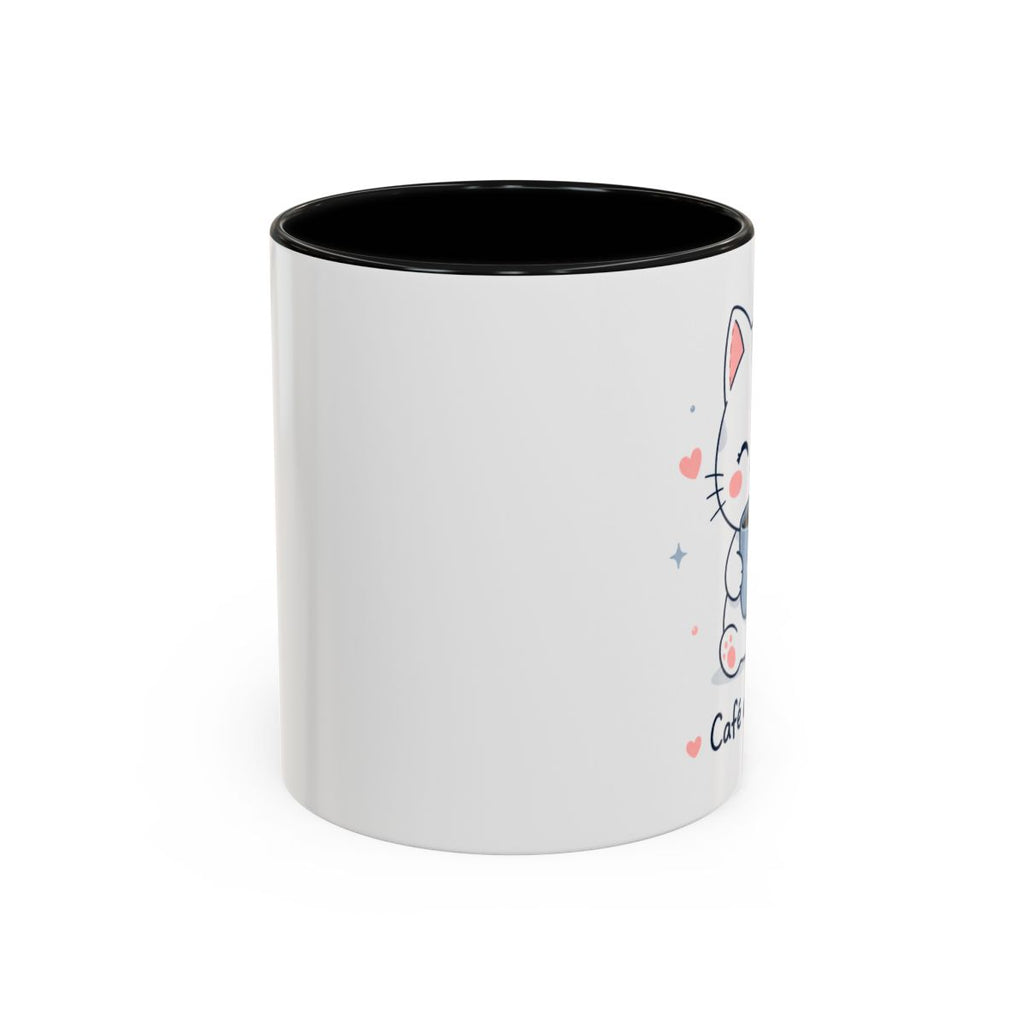 'Café avec Amour' Cat Mug | Cute Kawaii Cat Coffee Cup