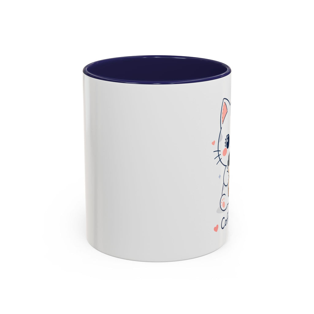 'Coffee to go' Cat Mug | Cute Kawaii Cat Coffee Cup |  Pastel Cat Mug