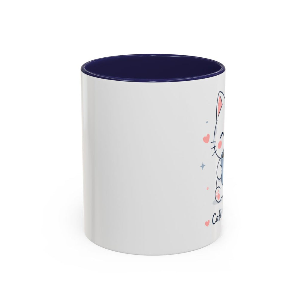 'Café avec Amour' Cat Mug | Cute Kawaii Cat Coffee Cup